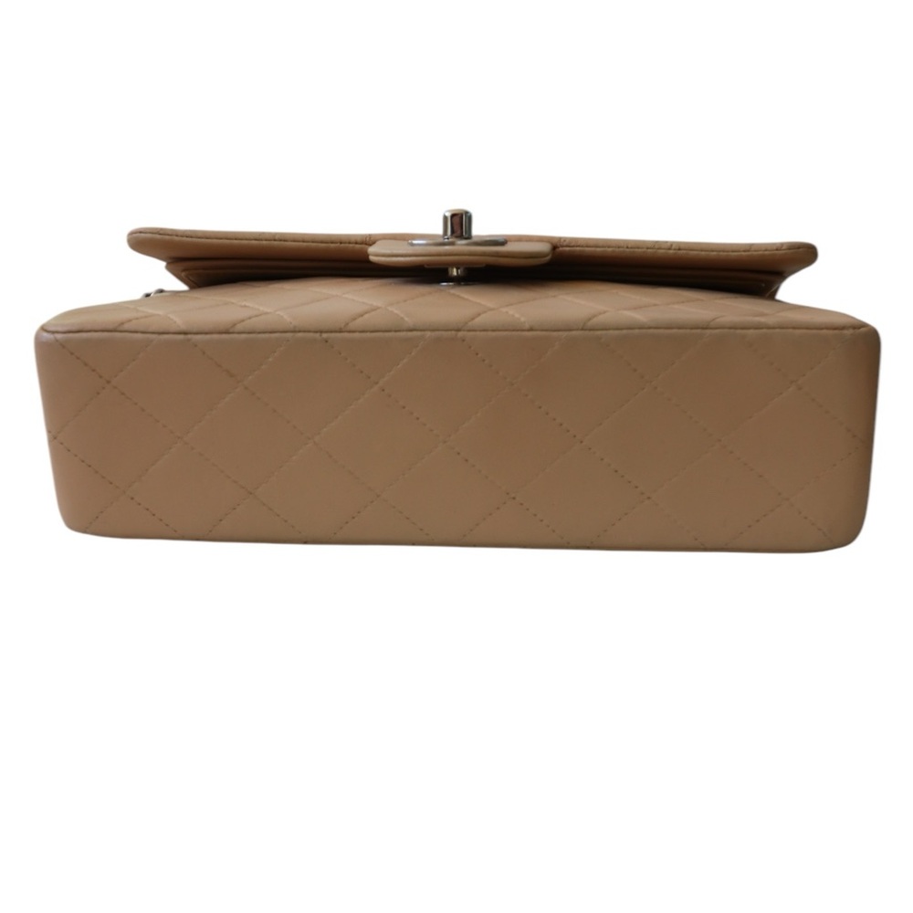 CHANEL Classic Double Flap Bag Small Vintage Beige Silver Hardware (repainted) - Picture 8 of 15